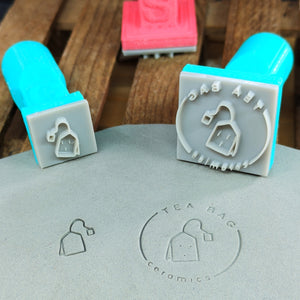 PREMIUM personalized stamp for ceramics ( 1cm - 5cm )