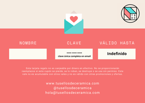  - [Tarjeta regalo] Cupón para canjear en cualquier producto de nuestra tienda online - Tus sellos de cerámica _ Sellos personalizados para cerámica - Sellos para cerámica - 3